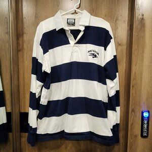 Vintage Nevada Wolf Pack Men's Rugby Shirt | X-Large